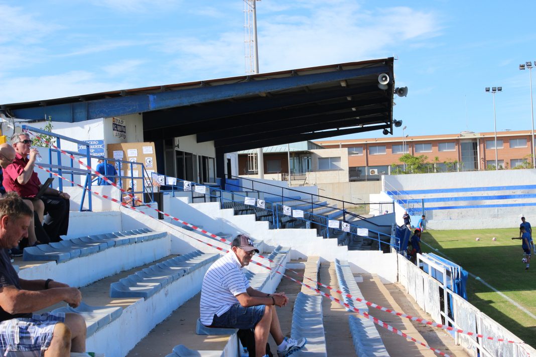 Despite returning to the stadium this year the main stand remains closed