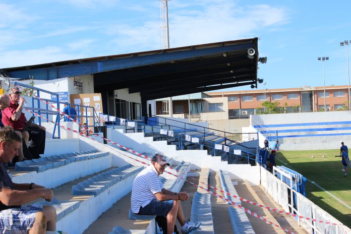 Despite returning to the stadium this year the main stand remains closed