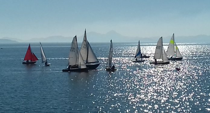 The start of the final regatta