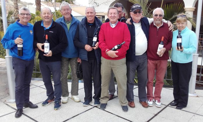 Orba Warblers Golf Society Wednesday 21st February, Bonalba