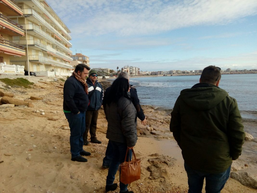 New walkways Councillors and municipal staff inspecting the locations