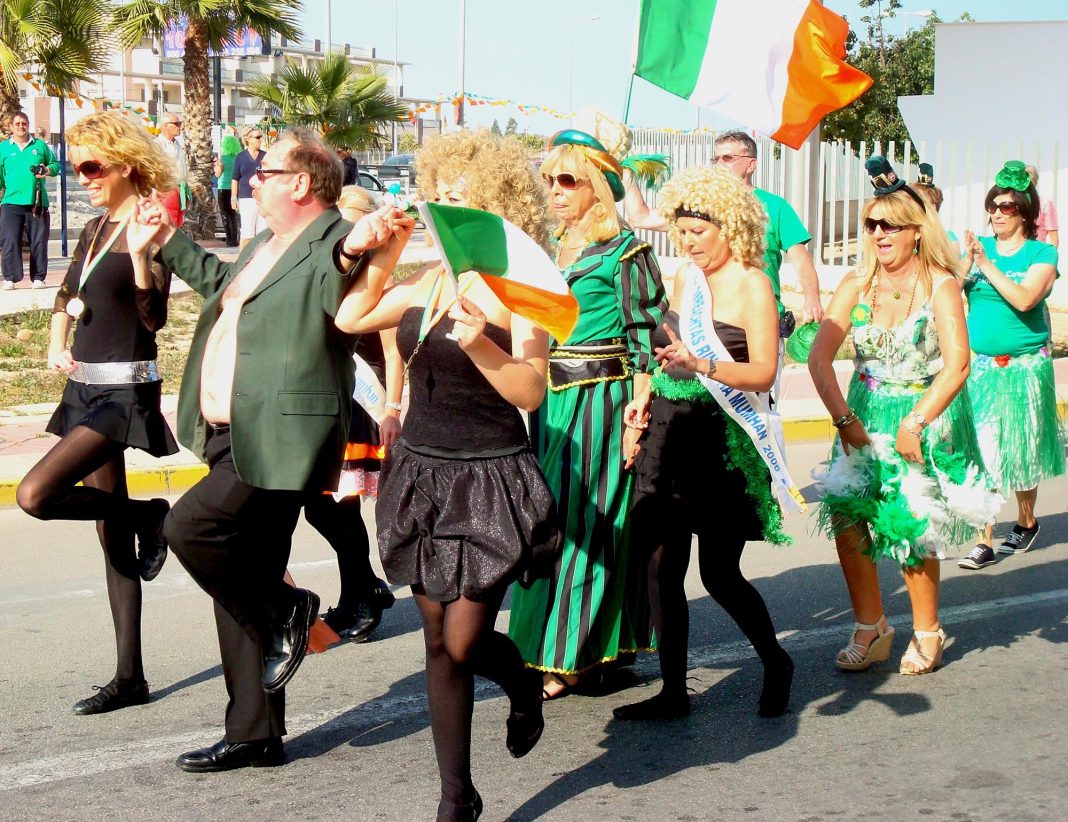 St Patricks Day in Cabo Roig