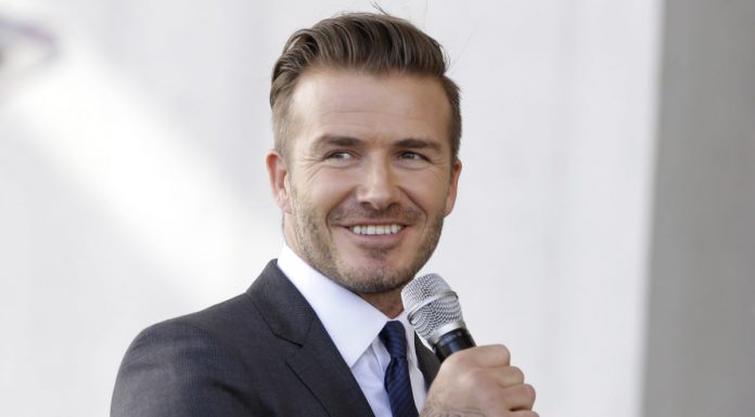 David Beckham’s launch of the new MLS soccer team