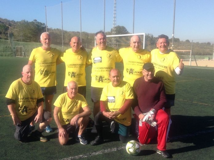 Gran Alacant Oldies Walking Football.