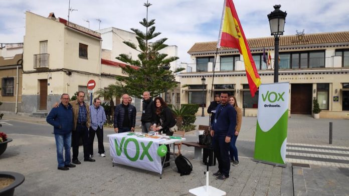 Alicante leaders of Vox ignore the community border closure