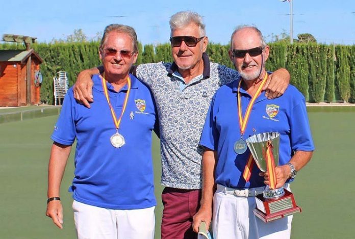 Peter Morgan and Terry Morgan - winners of the Mens Pairs in the Spanish Nationals Competition