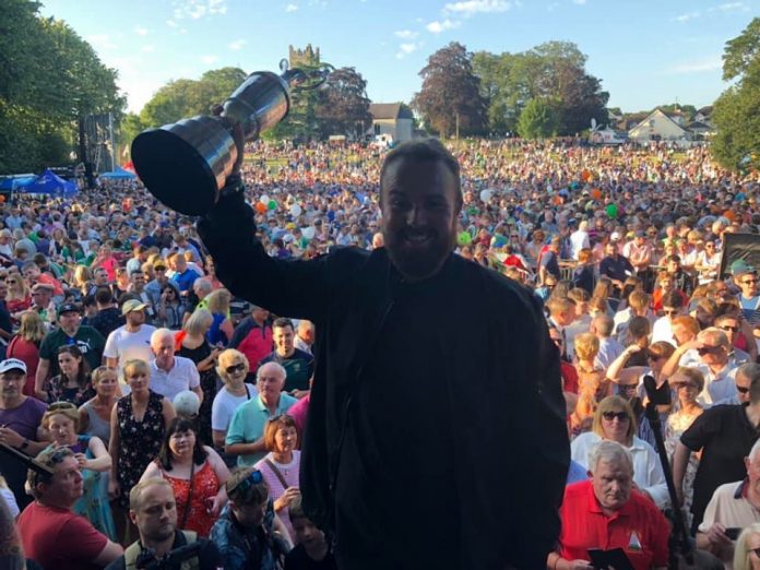 Shane Lowry’s homecoming — feeling proud in Clara, Offaly, Ireland.