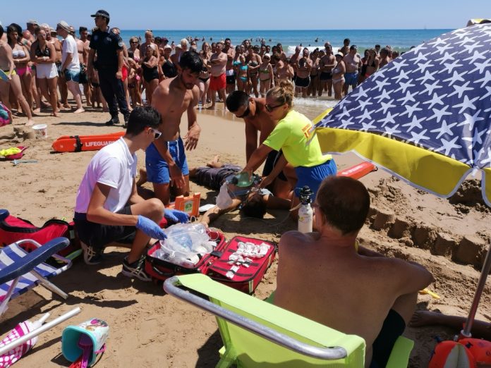 La Mata Beach Emergency Drills