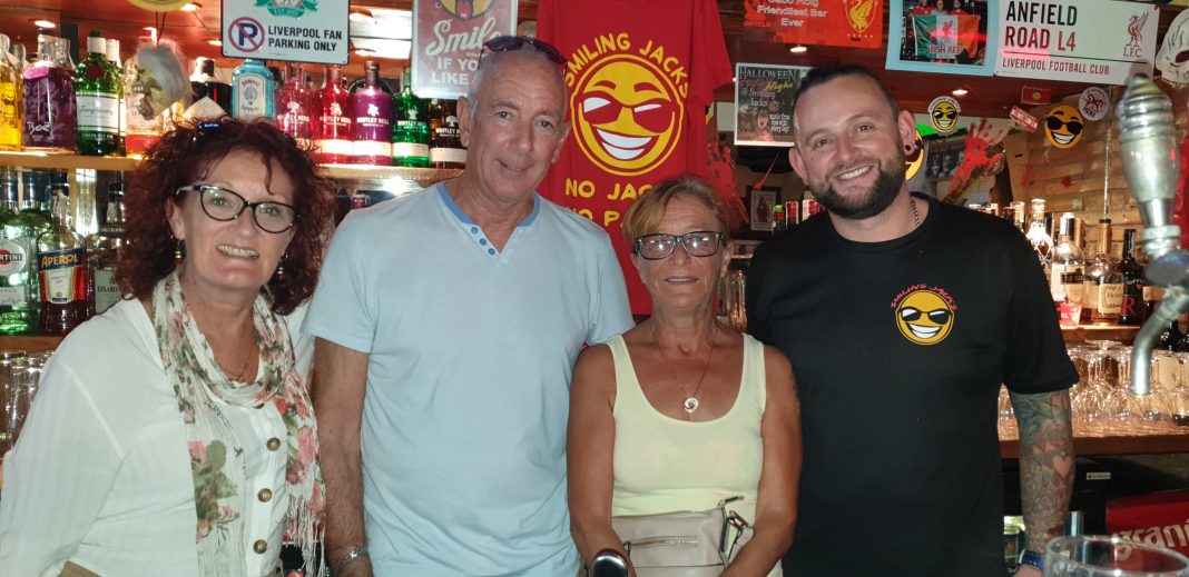 Patti, Glenn and Breda, with Ger of Smiling Jack's