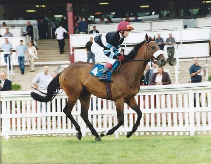 Jockey Gary Gibson.