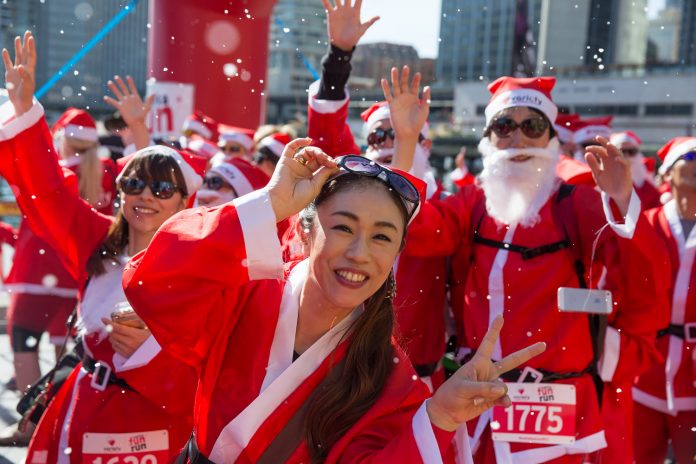 Santa Fun Walk for Pink Ladies