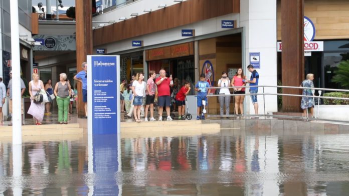 Torrevieja heaviest rainfall since 1927