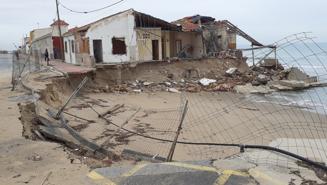 Former fishermens houses on Babilonia beach, Guardamar