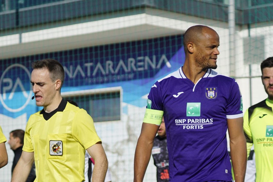 Belgian international Vincent Kompany scores goal 4,000 at Pinatar Arena