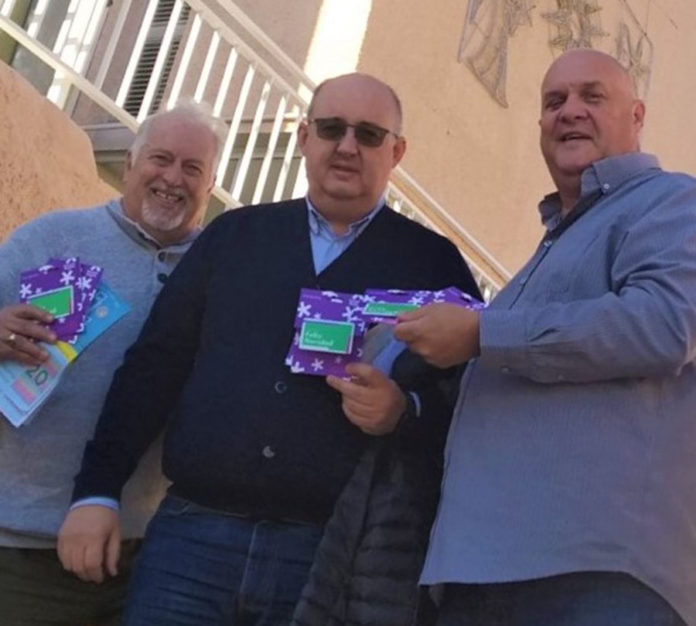 Local Freemasons visit the San Jose Obrero orphanage in Orihuela.