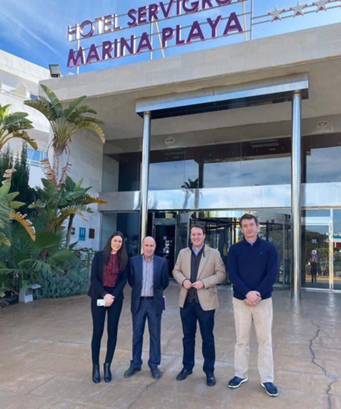 Deputy President inspects Servigroup’s Hotel Marina Mar de Mojácar improvements