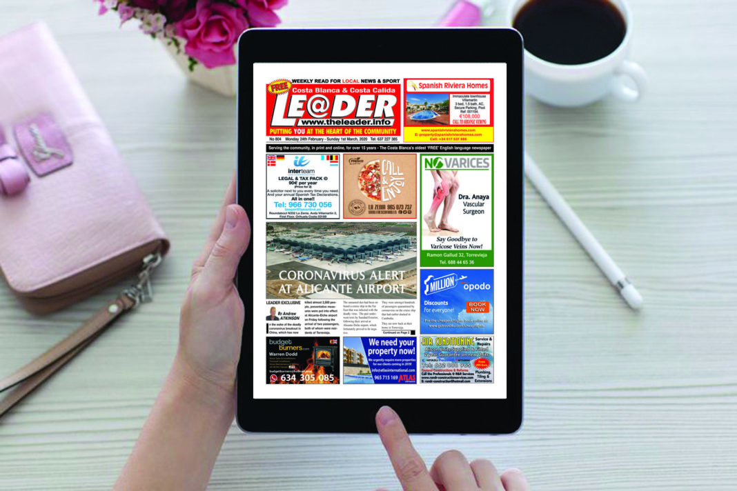 Edition 804 The Costa Blanca Leader Newspaper