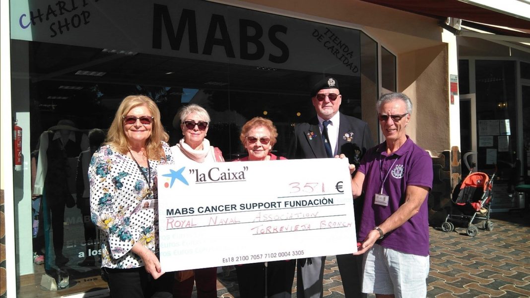 Cheque presentation RNA MABS Cancer Support Fundación