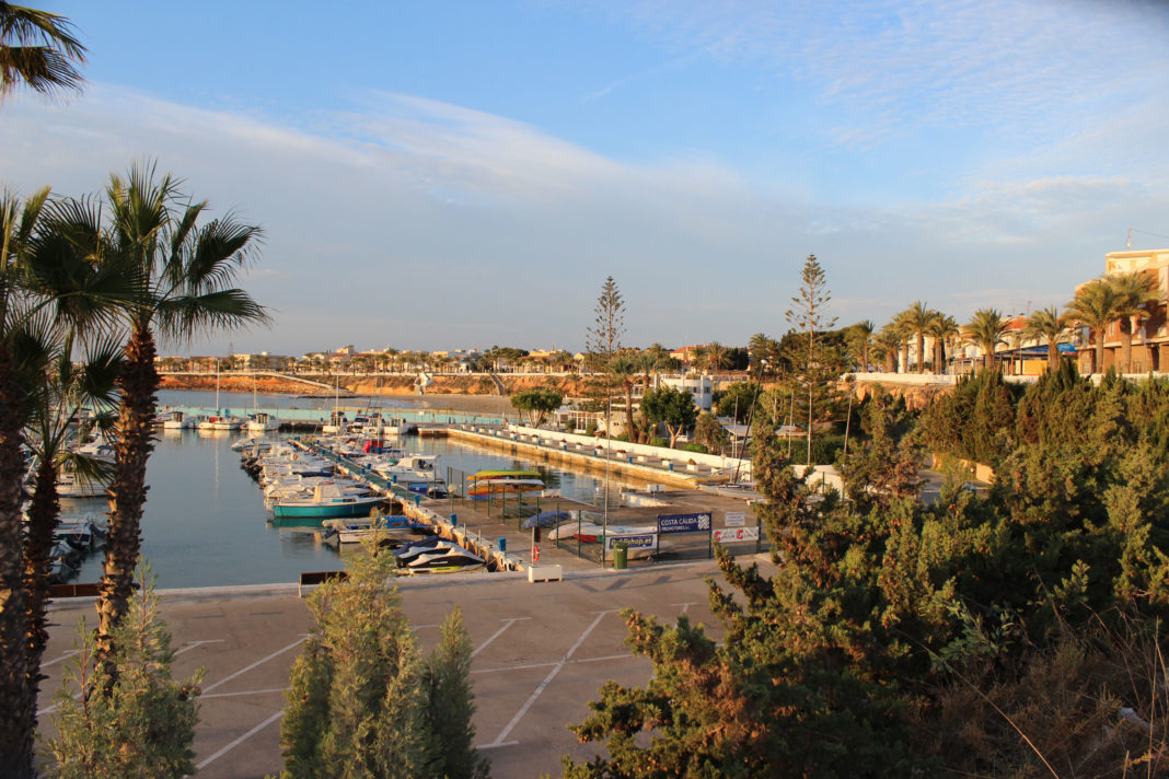 The yachting marina in Torre de la Horadada