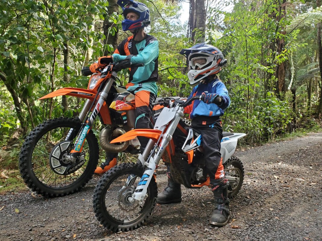 Chris Birch with his seven-year-old daughter