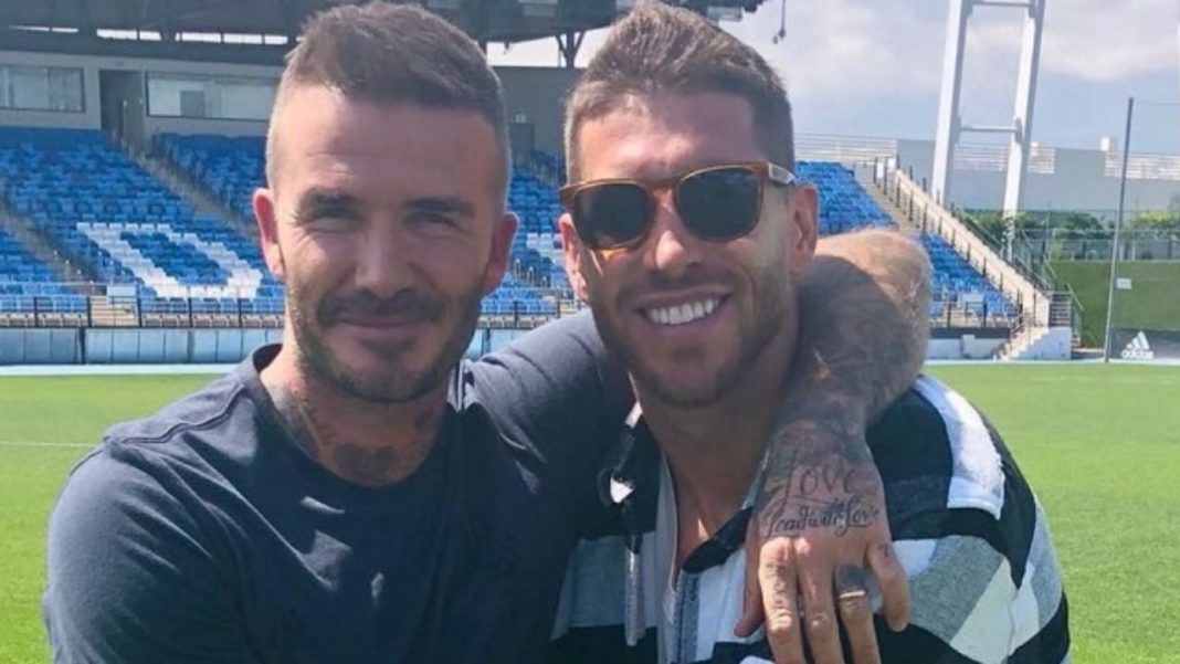 Sergio Ramos with David Bekham