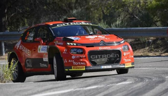 Marina Baixa in Relleu staging rally tests in Spanish Rally Championship