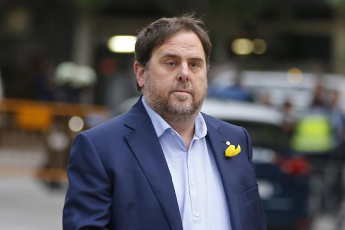 Oriol Junqueras enjoying his newly gained freedom