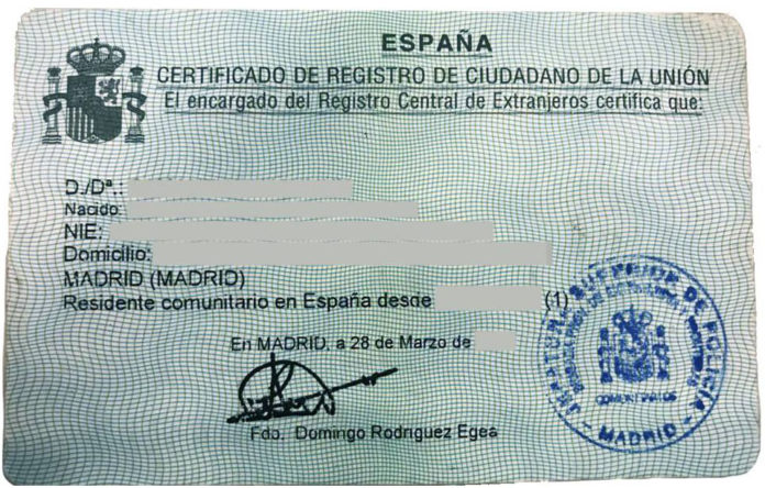 Spain launches new residency document for UK nationals