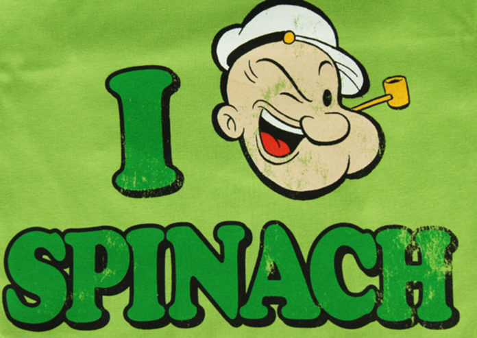 Popeye was spot on about spinach, because it has been found to be full of lutein, which protects the brain from degeneration.