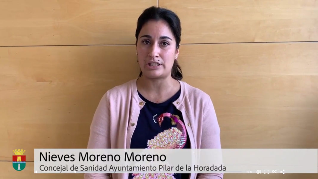 the Councillor for Health, Nieves Moreno Moreno