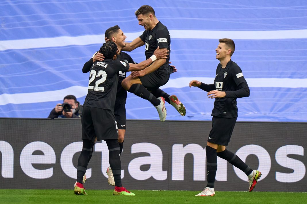 Lucas Boy jumps for joy after opening the scoring