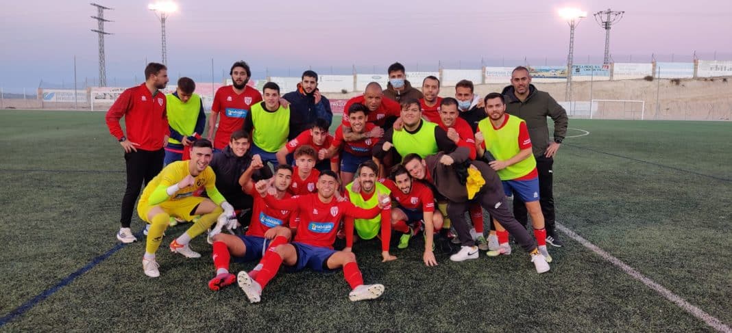 Racing San Miguel celebrate win under new coach Purito.