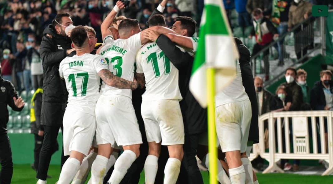 Quickfire double boosts Elche’s survival hopes. Image Elche CF