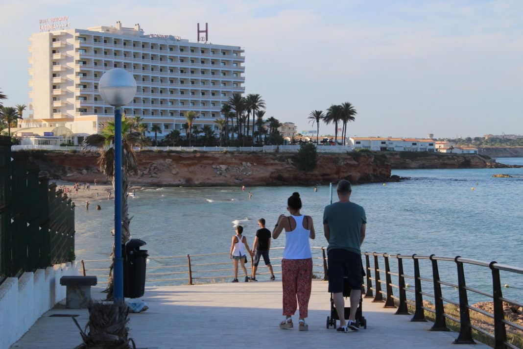 Approaching La Zenia Beach