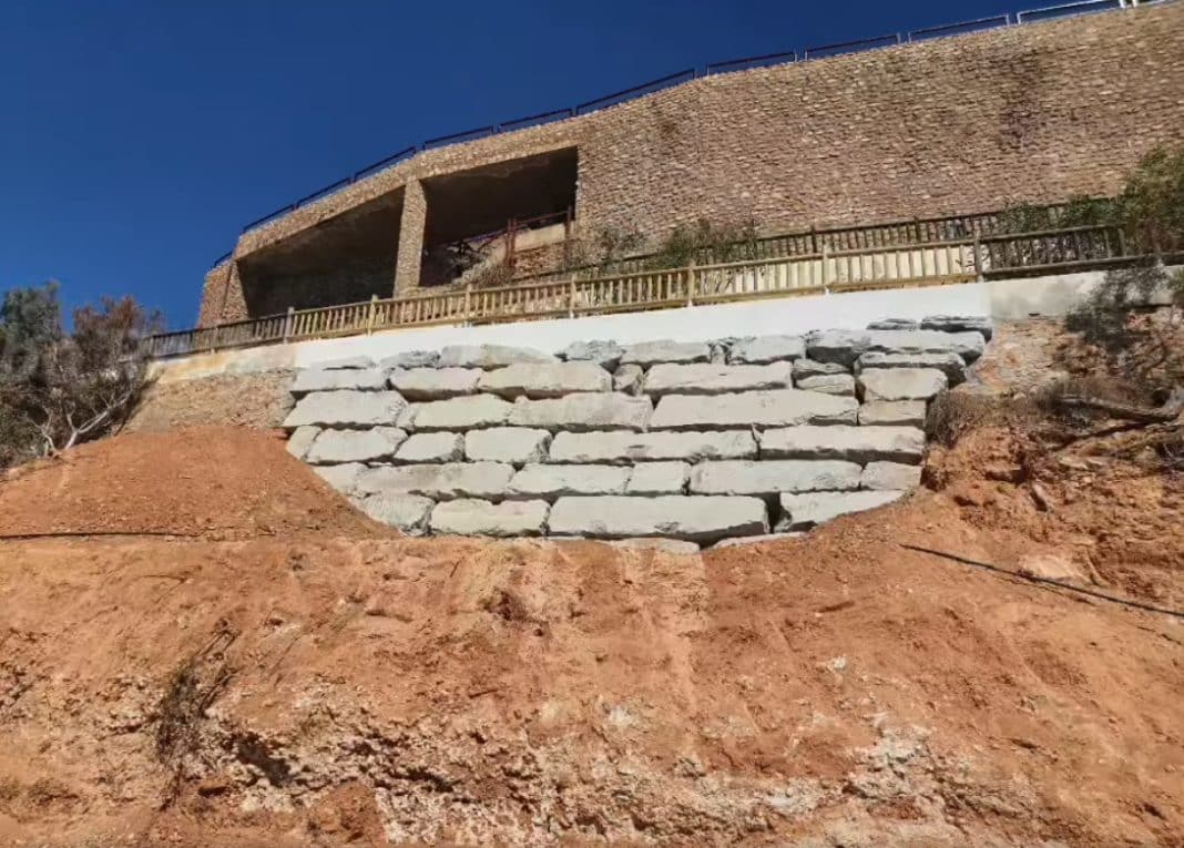 Cabo Roig beach sinkhole finally repaired