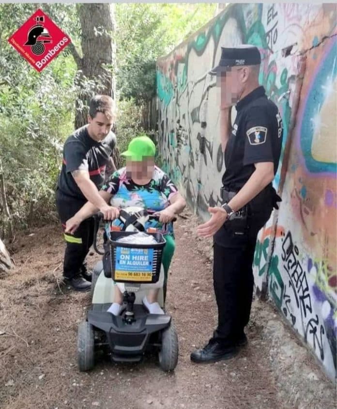 Expat on mobility scooter rescued from forest path