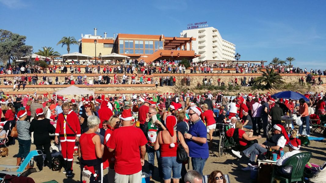 La Zenia Beach on Christmas Day