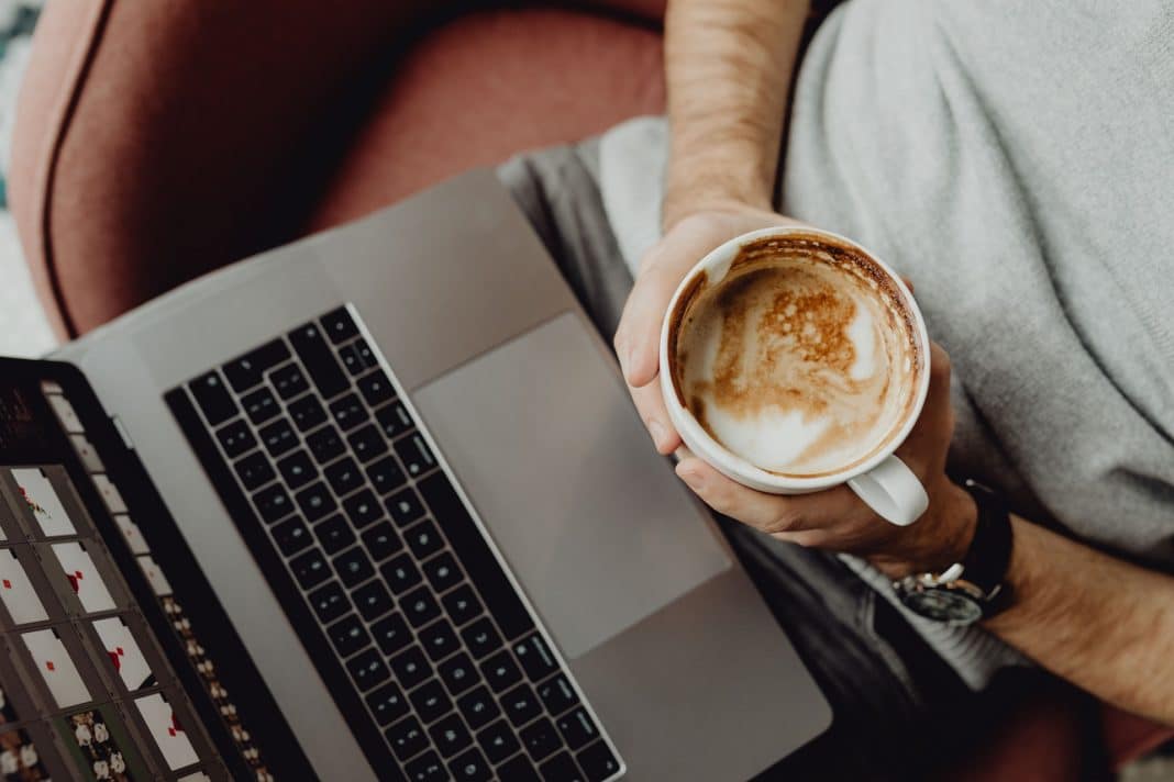 Coffee and Laptop