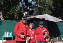 Las Salinas liefdadigheidswedstrijd Mixed triples petanca-competitie Winnaars van de wedstrijd