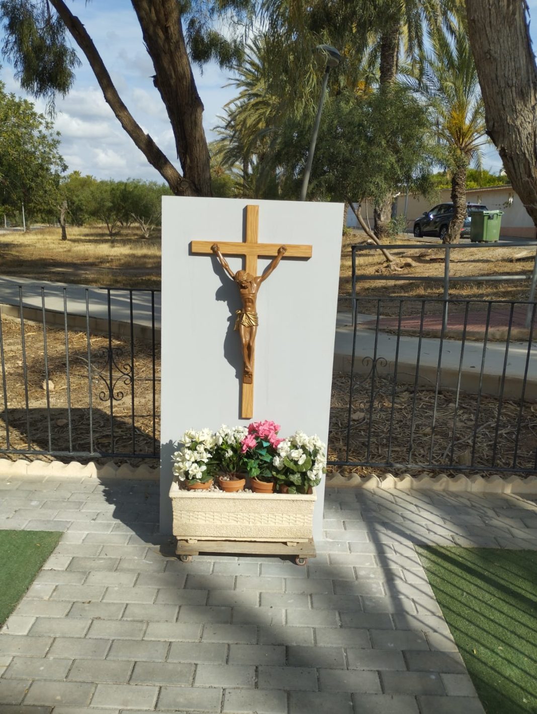 Memorial Garden restored following mindless destruction