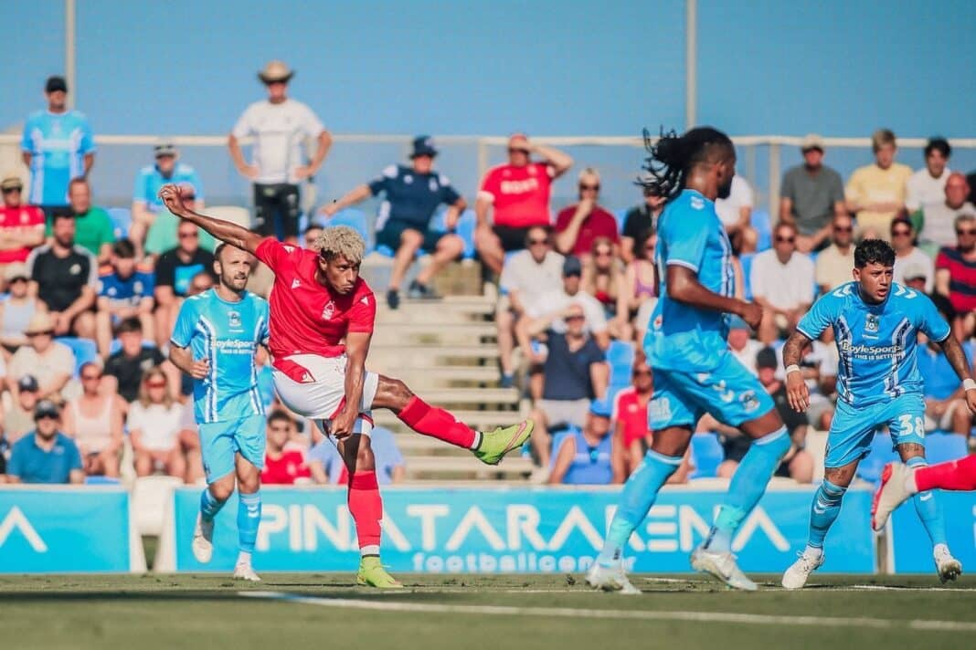 Pre season football at Pinatar Arena