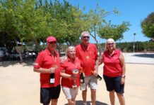 Westvilles liefdadigheids-jeu-de-bouleswedstrijd.