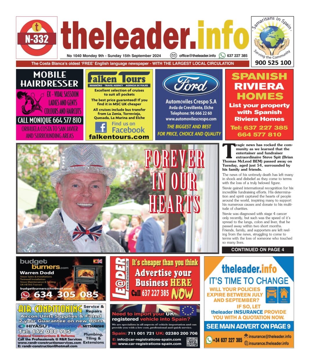 The Leader Newspaper 9 September 2024 – Edition 1040