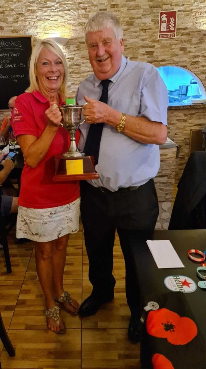 Overall winner and recipient of the Presidents Cup was Cheryl Isacc with a stonking 47pts.