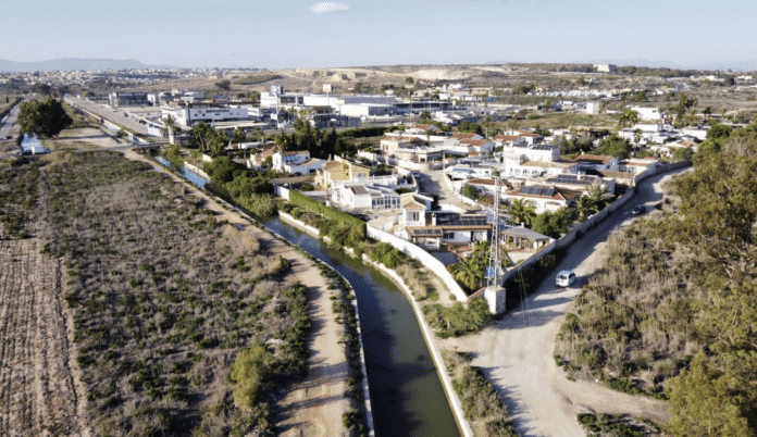 Las Pesqueras sector, under urban development, on the left, completely flooded in the DANA of 2019