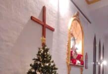 Preparing for Christmas at Ss Peter and Paul, Torrevieja Preparing for Christmas at Ss Peter and Paul, Torrevieja