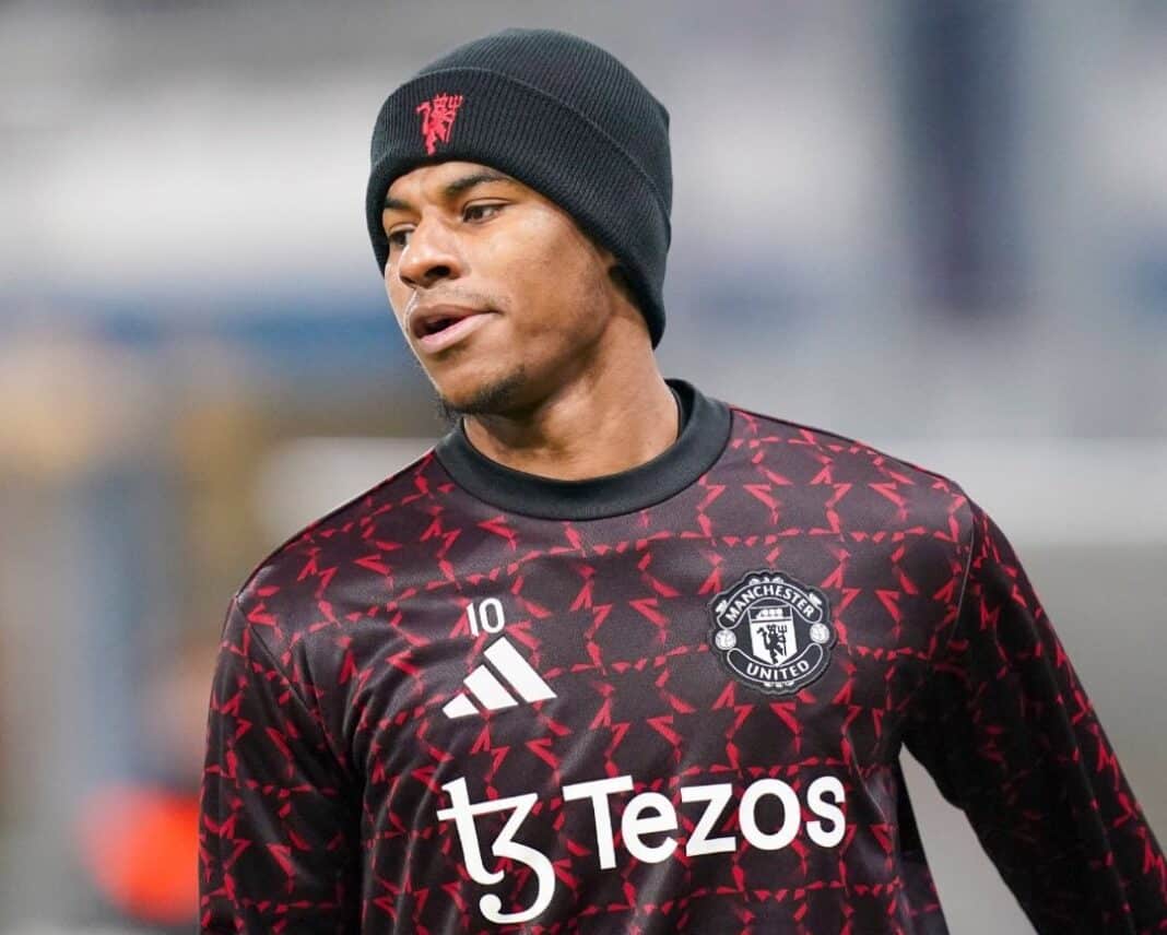 Marcus Rashford has issued a public statement after being informed that a tabloid newspaper intends to publish photos of him alongside a controversial rapper.
