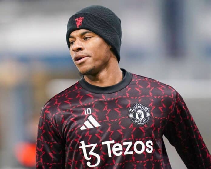 Marcus Rashford has issued a public statement after being informed that a tabloid newspaper intends to publish photos of him alongside a controversial rapper.