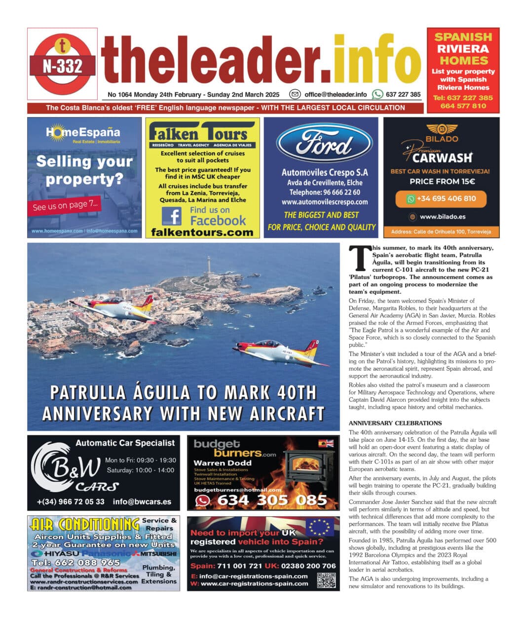 The Virtual Leader Newspaper 24. Februar 25 – Ausgabe 1064