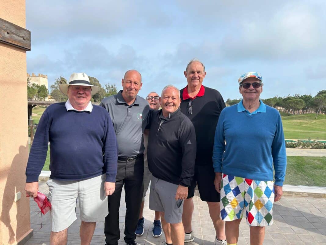 Winners pictured (L to R) Pat Dooley (Charity Raffle), Steve Webb (Gold), Tony Smale (PBomber, as usual!), Lee Eastman (Captain) Paul Guest (Silver) and Ivan Hanak (Bronze).